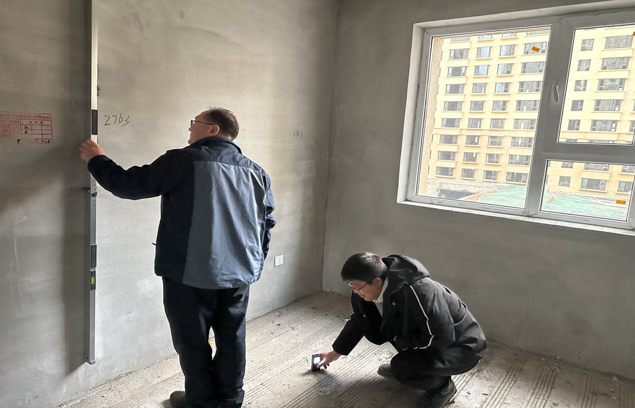國宸小區(qū)一期多層住宅進行分戶預驗收工作 國宸小區(qū)一期多層住宅進行分戶預驗收工作